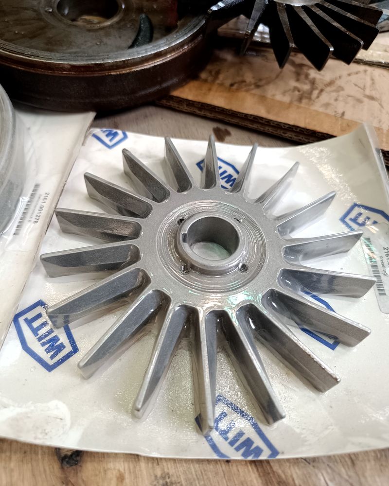Impulsor nuevo Witt en su embalaje